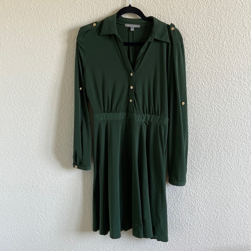 Green Long Sleeve Dress